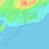 Blackrock Beach topographic map, elevation, terrain