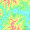 Rio Imbituva topographic map, elevation, terrain