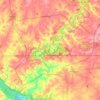 Octoraro Creek topographic map, elevation, terrain