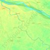 Gorai-Madhumati River topographic map, elevation, terrain