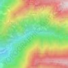 Vallon de Planquette topographic map, elevation, terrain