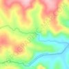Córrego Bonsucesso topographic map, elevation, terrain