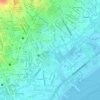 Hippodromo Park topographic map, elevation, terrain