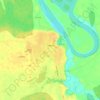 Tevriz topographic map, elevation, terrain