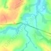 Córrego das Palmeiras topographic map, elevation, terrain