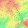 Park topographic map, elevation, terrain