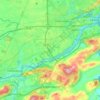 Lehigh River topographic map, elevation, terrain