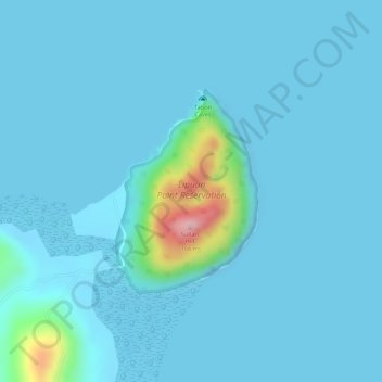 Lipuun Point Reservation topographic map, elevation, terrain