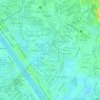 Cainta River topographic map, elevation, terrain