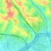 Parque Cidade de Toronto topographic map, elevation, terrain