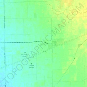 Linden topographic map, elevation, terrain