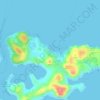 Sabang Beach topographic map, elevation, terrain