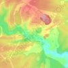 Mirny topographic map, elevation, terrain