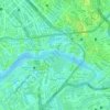 Pasig River topographic map, elevation, terrain