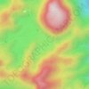 Lake Danao topographic map, elevation, terrain