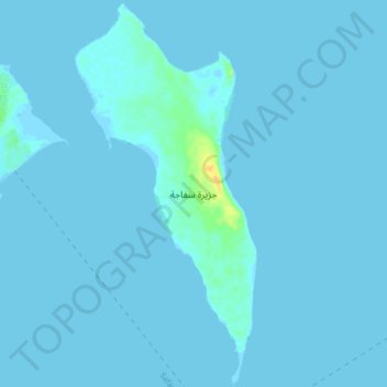Safaja topographic map, elevation, terrain