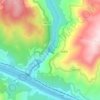 Barragem de Foz Tua topographic map, elevation, terrain