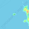 Banana Island topographic map, elevation, terrain