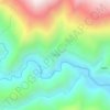Цахур topographic map, elevation, terrain