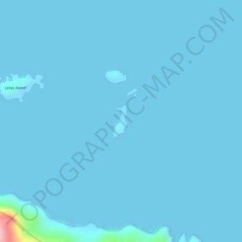 Malarad Islands topographic map, elevation, terrain