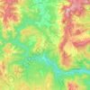 Mae Chaem River topographic map, elevation, terrain
