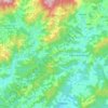 Serra do Roncador topographic map, elevation, terrain