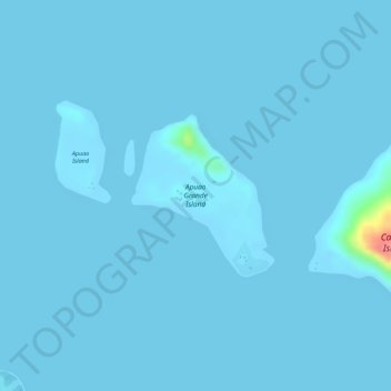 Apuao Grande Island topographic map, elevation, terrain