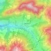 Alpbachtal topographic map, elevation, terrain
