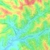 Pedaço da Mata Atlântida topographic map, elevation, terrain