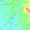 Malungon River topographic map, elevation, terrain