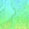 Malabon River topographic map, elevation, terrain