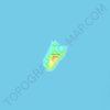 Kanihaan Island topographic map, elevation, terrain