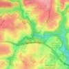 Browns Waterhole topographic map, elevation, terrain