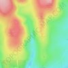 Wistman's Wood (Nature Reserve) topographic map, elevation, terrain