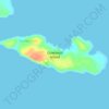 Guiwanon Island topographic map, elevation, terrain
