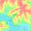 Yellowstone Lake State Park topographic map, elevation, terrain