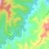 Kaliwa River topographic map, elevation, terrain