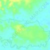 Río Baracay topographic map, elevation, terrain