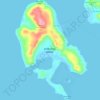 Ambulong Island topographic map, elevation, terrain