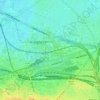 Parc de la Bergère topographic map, elevation, terrain