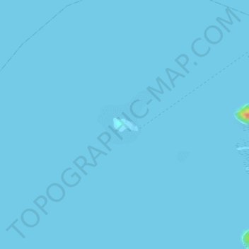 Dicalatan Island (Pass Island) topographic map, elevation, terrain