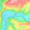 Jagst topographic map, elevation, terrain