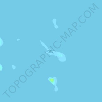 Lamuyon Island topographic map, elevation, terrain