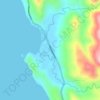 Palanit topographic map, elevation, terrain