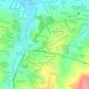 Praça Alianz topographic map, elevation, terrain