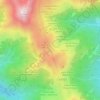 Carine topographic map, elevation, terrain