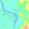 Buckland topographic map, elevation, terrain