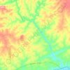 Roaring River topographic map, elevation, terrain