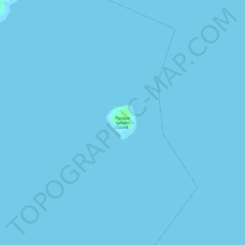 Pasegan Guimba Island topographic map, elevation, terrain