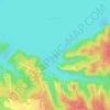 Saddle Island topographic map, elevation, terrain